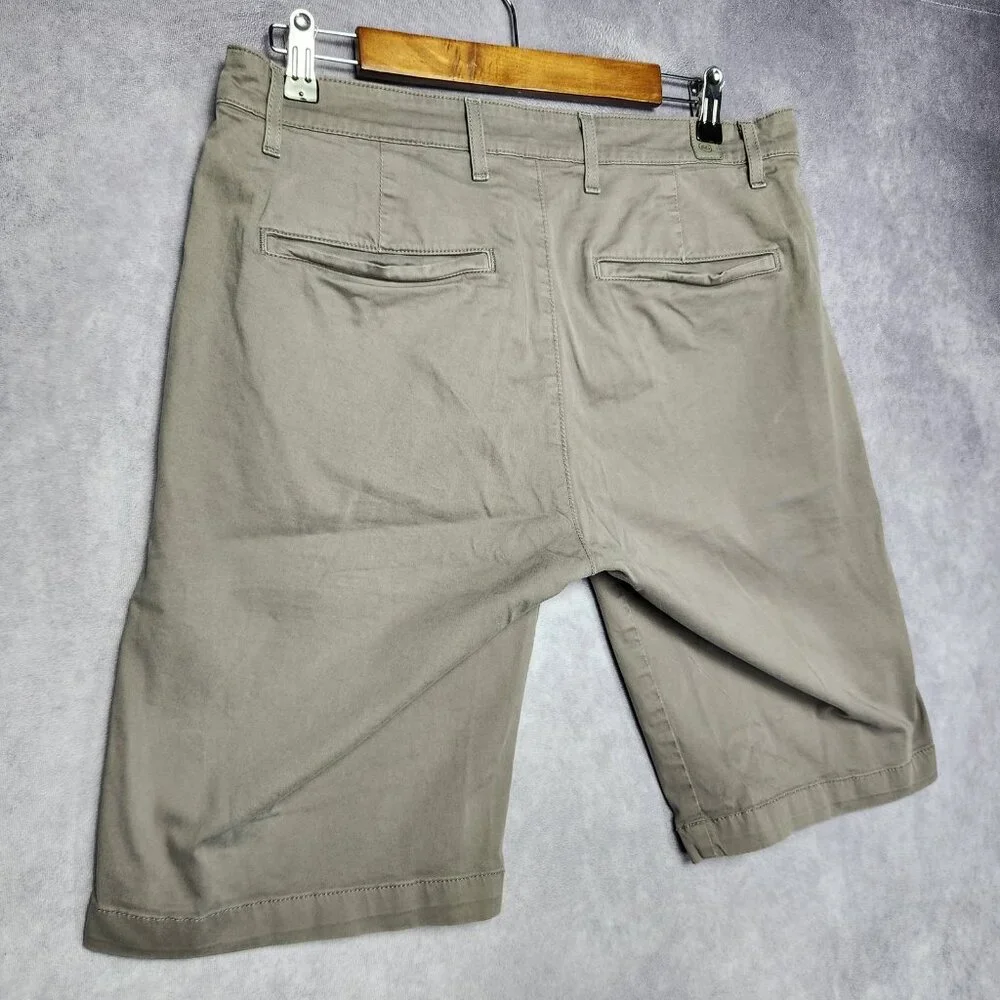 AG Adriano Goldschmied Shorts Mens 33R Gray The Griffin Tailored Stretch Casual‎